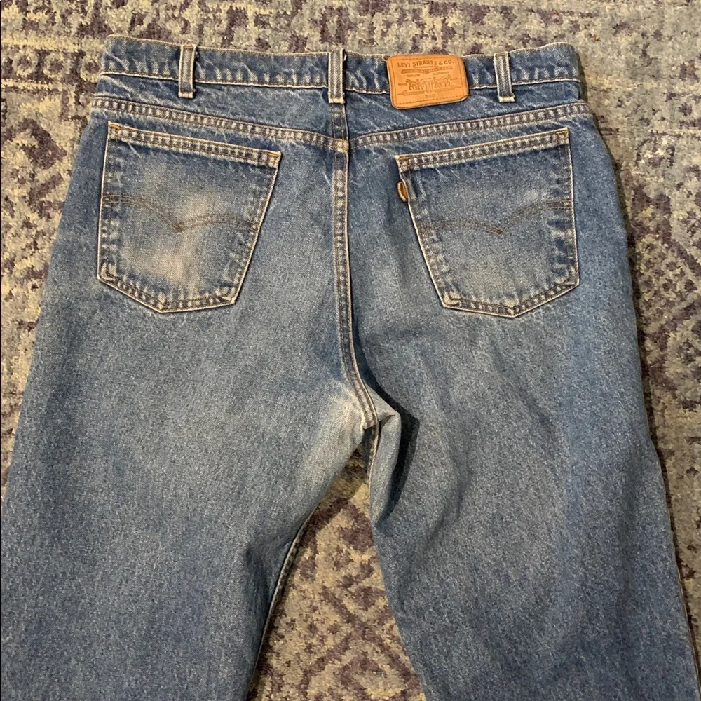 Levi 540 Classic light wash Blue Denim Jeans 34” waist 30” inseam slight taper - Picture 5 of 7